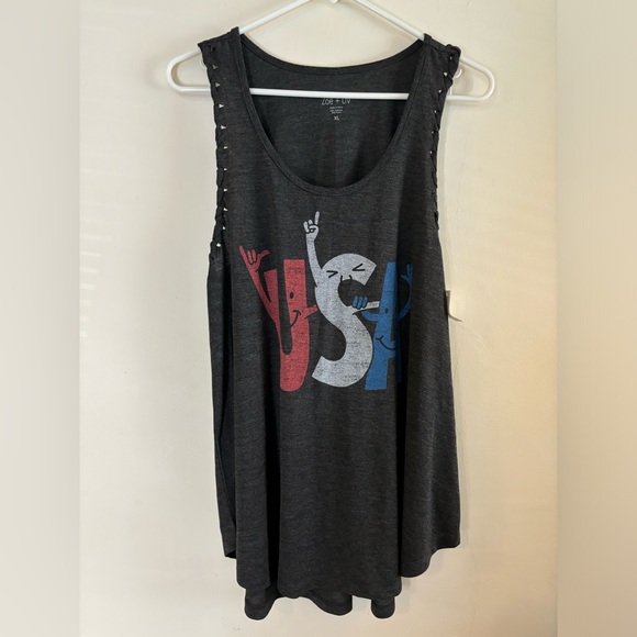 Zoe+Liv USA Tank (NWT) - Picture 1 of 6
